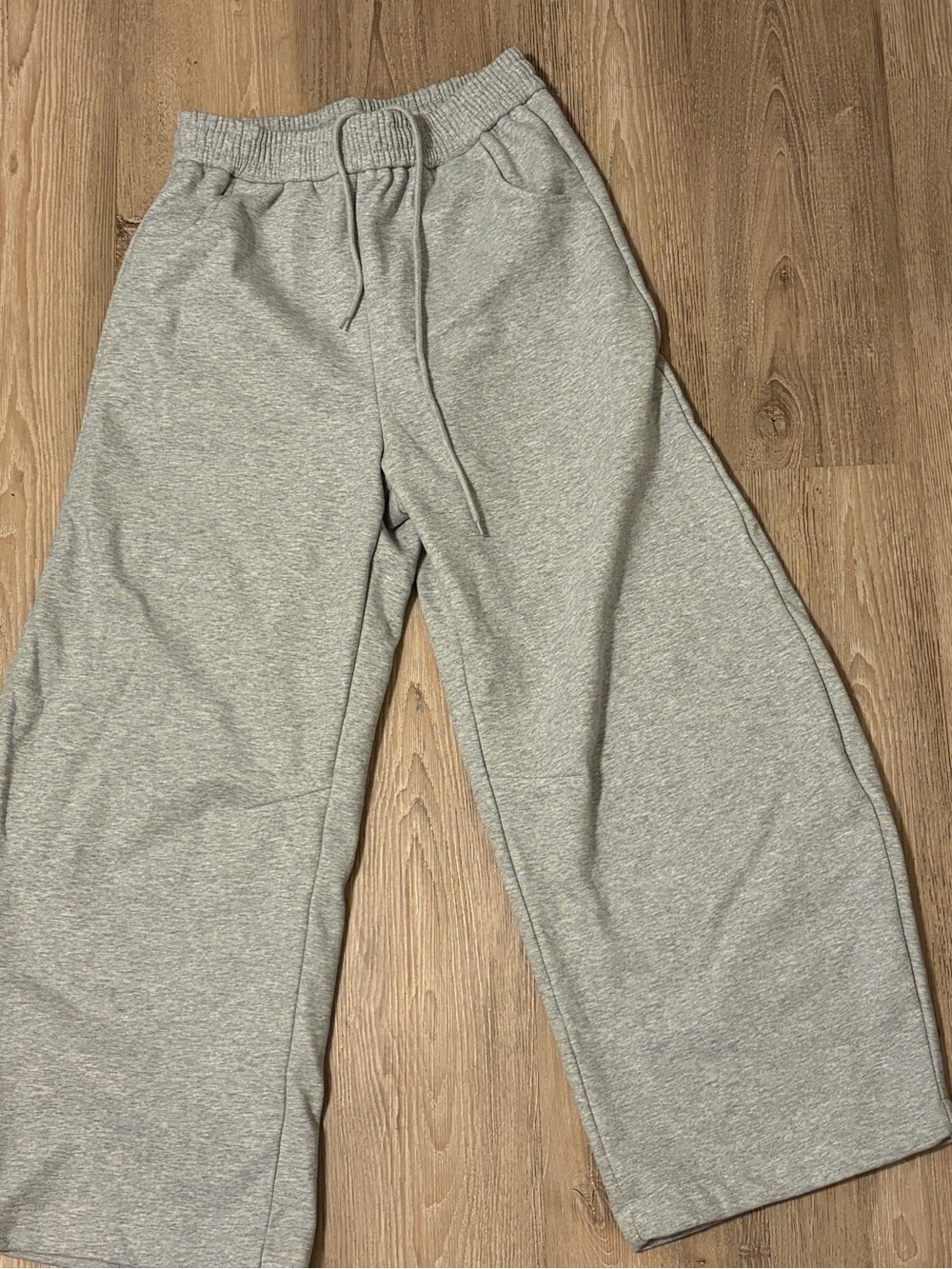 Woolenmaker Grey Baggy wide leg pants